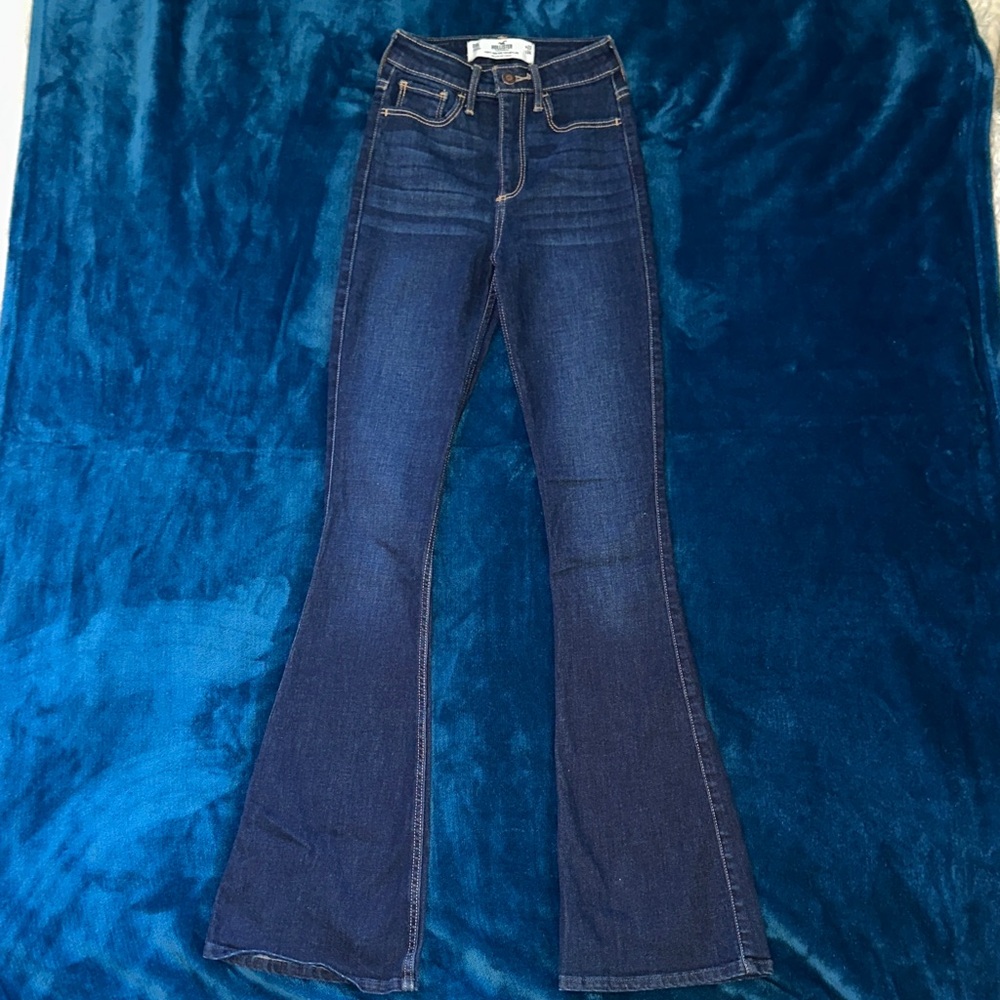Hollister Dark Blue Flare Jeans